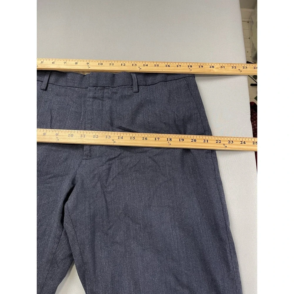 Banana Republic Mens Dress Pants 36x34 Wool Blend Slim Fit‎ Navy Blue Wedding